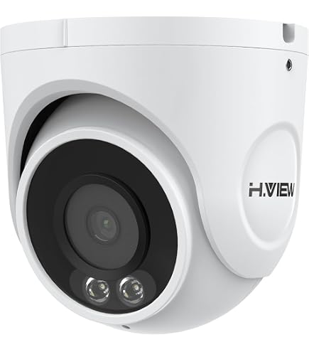 Amazon.co.jp: H.View PTZ防犯カメラ 5X光学ズーム 赤外線 防犯カメラ